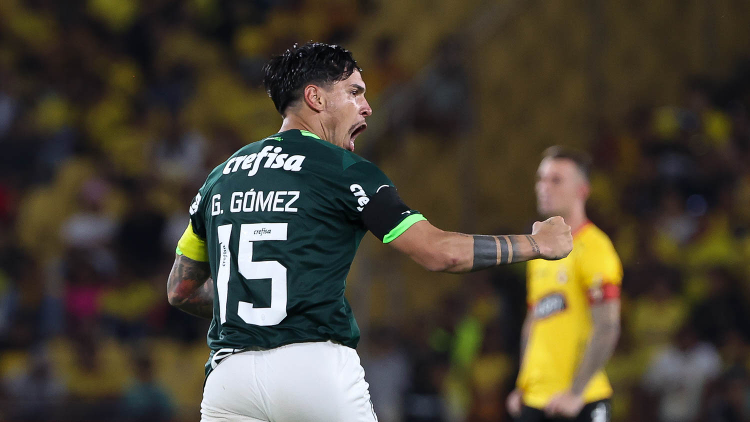 Gustavo Gómez, capitán paraguayo del Palmeiras.